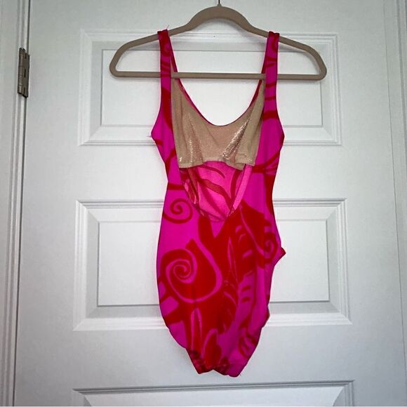 Vintage eStewart Floral Print One Piece Swimsuit - Picture 4 of 7